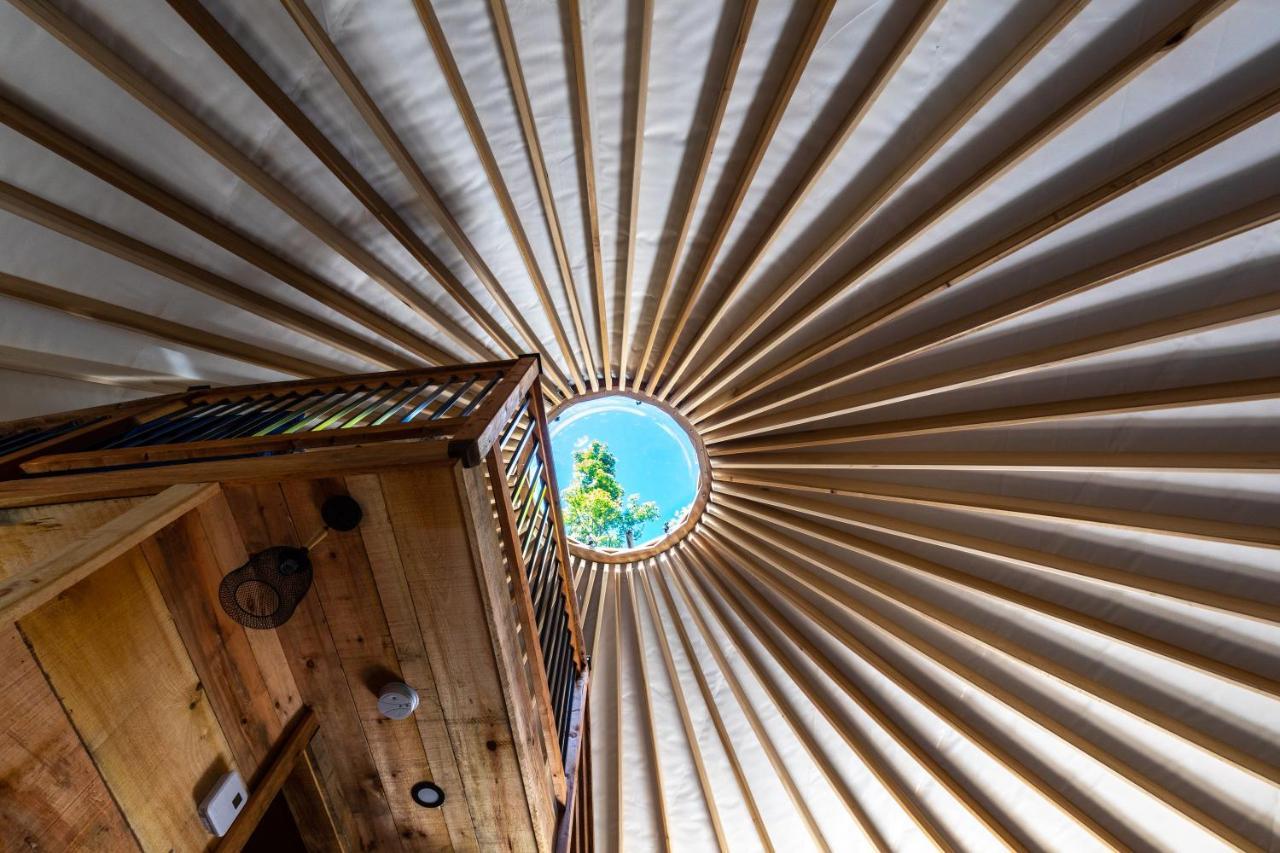 Yourtes Glamping Du Poisson Blanc Notre-Dame-du-Laus Eksteriør billede